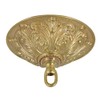 B&P Lamp® Heavy, Antique Style Cast Brass Canopy Kit, 5