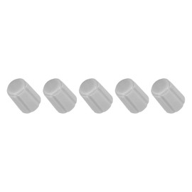 Rebower Potentiometer Control Knob, Volume Control Switch, Insert Shaft D Switch Knob for Audio Devices, 6mm, Gray, Pack of 5