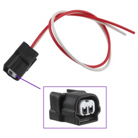 Carbhub Ambient Air Temperature Sensor Plug Pigtail Connector Fit for Honda Accord, for Civic, for Pilot, for Acura Replace 80525-T2F-A01, 80525T2FA01