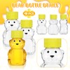 Lemecima 48 Pcs 2 oz Plastic Honey Bear Bottle Bear
