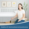 Ruffled Daybed Twin Size, 16 Inch Drop Ruffled Bed Skirt