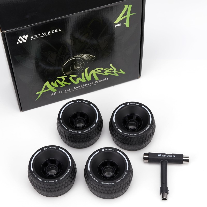 All-Terrain Longboard-Räder, 100 mm, Elektro-Skateboard-Räder, 78 A, hohe Rebound-Räder, Urethan-Räder