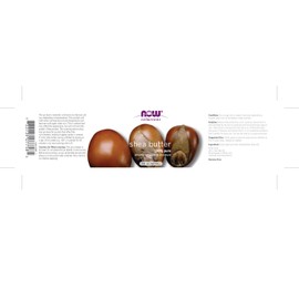 NOW Solutions, Shea Butter, Skin Emollient, Seals in Moisture for Dry Rough Skin, 7-Ounce