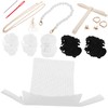 KONTONTY 1 Set Handmade DIY Crossbody Bag Kit Unique Woolen