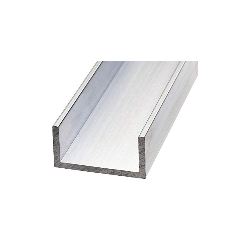 7916 Aluminum Unequal Channel 0.9 x 0.8 x 11.8 x