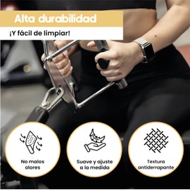 Genérico Puños de Entrenamiento antidelizante Guantes para Gym Mujer y Hombre, Calleras Hand Grip Antideslizantes para Pesas, Mancuernas y Calistenia Accesorios para Gimnasio (Negro)
