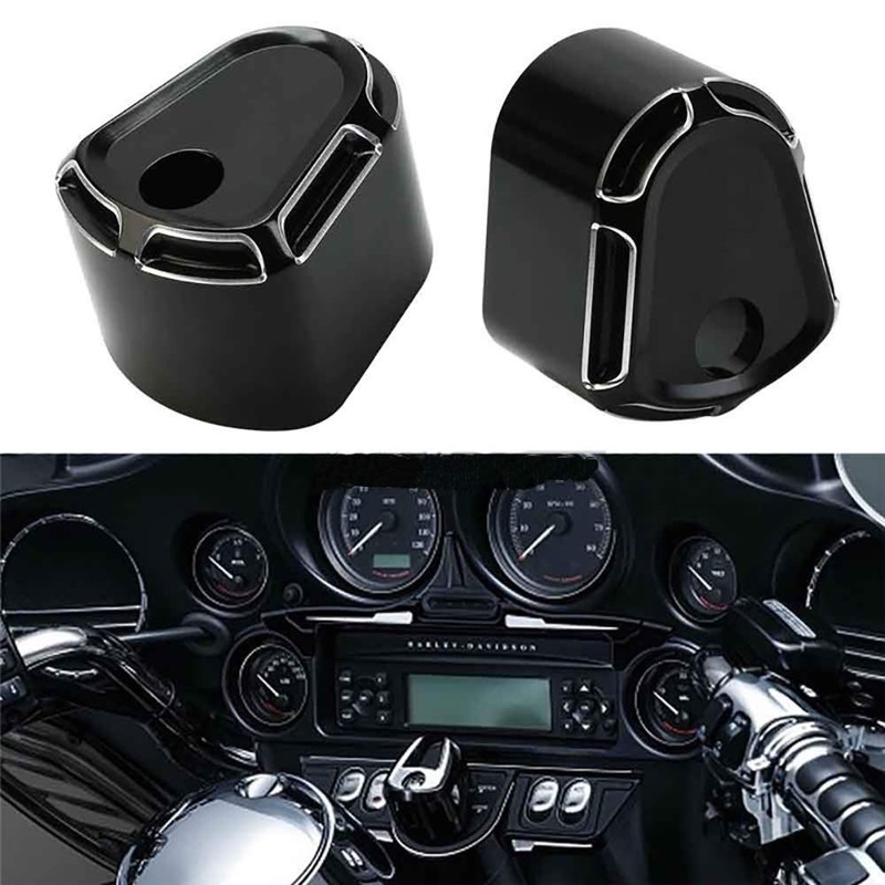 Motorcycle CNC Dash Accessories Pack Ignition Switch Cover 2007-2013 Harley