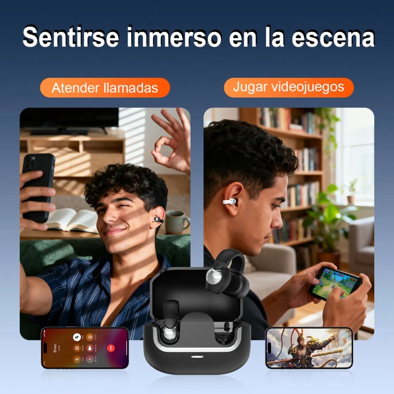 Auriculares Bluetooth TRYMISS E105 San Valentin Regalos De Pareja 5.3
