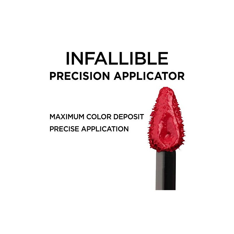 L'Oreal Paris Makeup Infallible - Brillo labial hidratante de 8