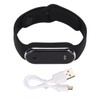 Ultrasonic Mosquito Repellent Watch Silica Gel Rechargeable LED Digital Step