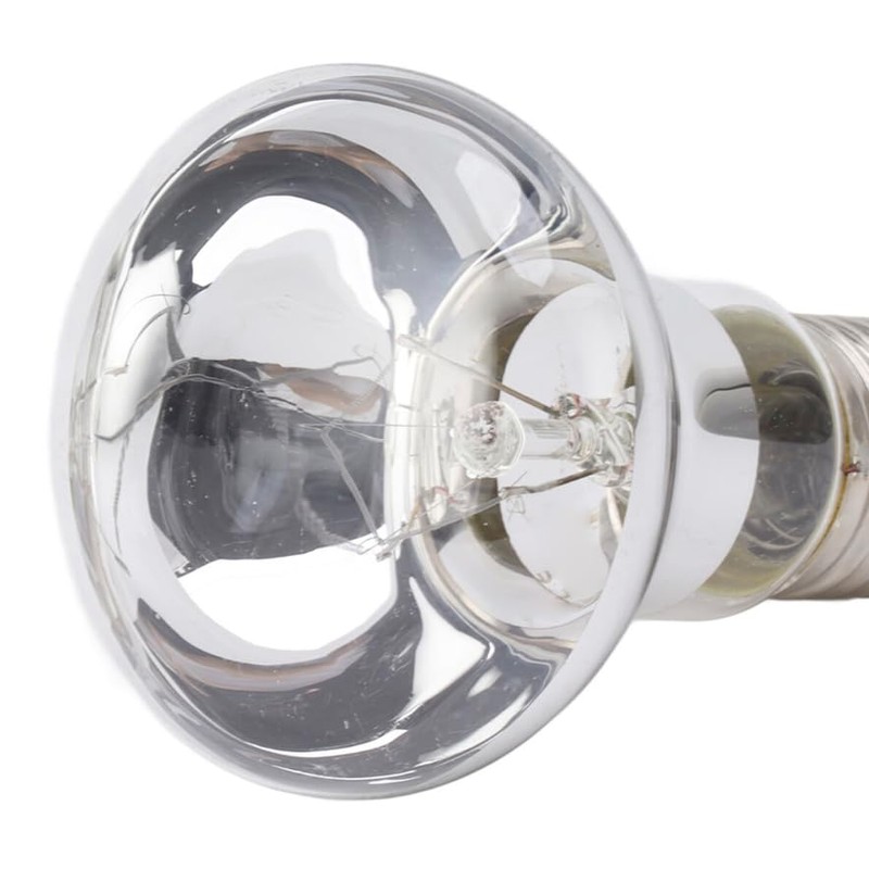 2 Pack R63 60W ES E27 Clear Reflector Bulbs, 100%