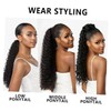 BIUDECO Wavy Ponytail Extension Long Curly Hair Extensions Drawstring Ponytail