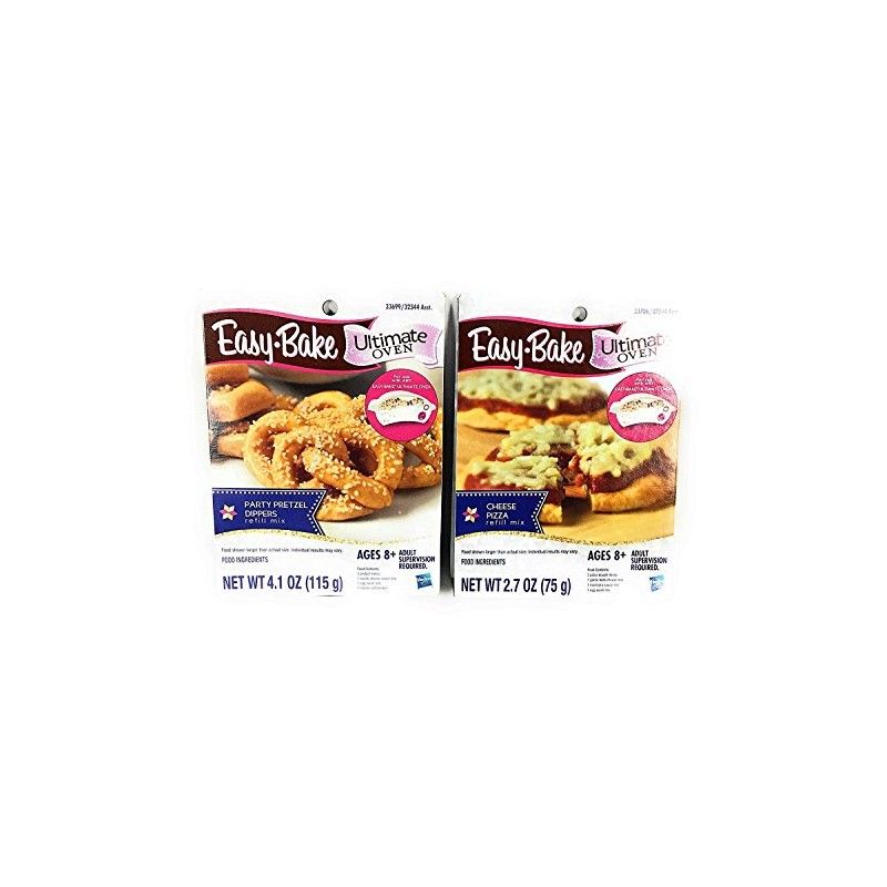 Ultimate Easy Bake Oven Party Pretzel Dippsers and Cheese Pizza