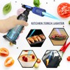 Molgoc Butane Torch with Anti-scalding Device,Stainless Steel Protective Cover,Refillable Kitchen