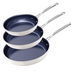 Nuwave 3-Piece Fry Pan Set, 8”, 10”, 12” Forged Lightweight,