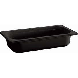 APS GN 1/3 Jars – Eco Line 32.5 x 17.5 cm, H: 6,5 cm, Melamine, Black, 2 Litres