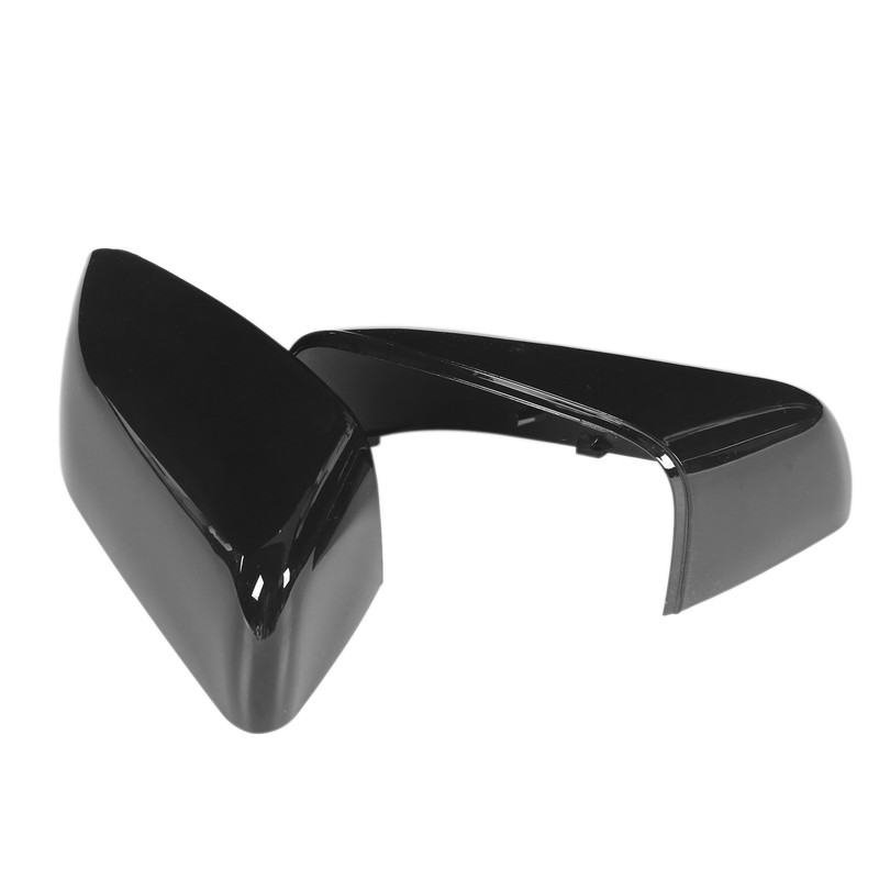 2PCS Door Mirror Cover LR019962 Glossy Black Replacement for LAND