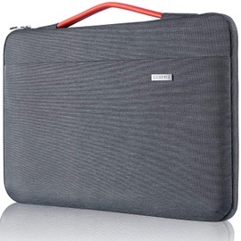 LANDICI 360°Laptop Sleeve Case 14 15 Inch Compatible with MacBook Air 15 M2/M3/M4 2022-2025, MacBook Pro 15, Hp chromebook 14, Waterproof Computer Bag Cover with Handle, Grey