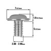 Poppstar Hard Drive Screws for 2.5 Inch Hard Drives, M3