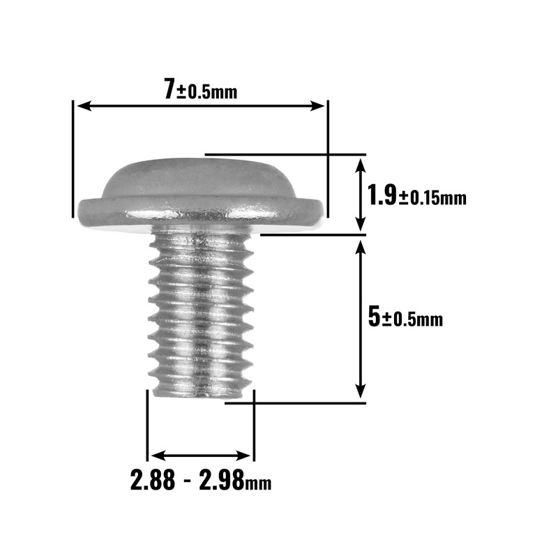 Poppstar Hard Drive Screws for 2.5 Inch Hard Drives, M3