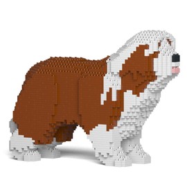 JEKCA Bearded Collie 01S-M04 | Plastic Building Blocks | Age 14+