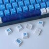 JOMKIZ PBT Keycaps, 134 Keys Dye Sublimation Cherry Profile Keycaps