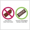 Black Shiny Candy Bar Wrapper Foil Sheets for over wrapping