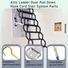 Attic Ladder Pull Down System, Ladder Attic Stairs Door Pull