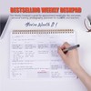 Weekly Planner Notepad-Minimalist 7-Day To Do List, 54 Sheets Dashboard