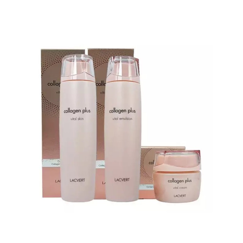 Lacvert 라끄베르 콜라겐 플러스 바이탈 스킨+로션+크림 3종 단품 Lacvert Collagen