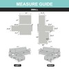 Genina Sectional Couch Covers for Dogs L Shaped Sofa Covers