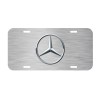 Amel Mercedes- Simulated Brushed Print Plate Vehicle License Plate Auto