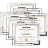 Hoikwo 8.5x11 Picture Frames, 6 Packs Silver Glass Certificate Frames