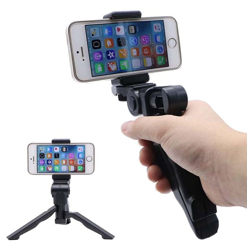 Walway Foldable Mini Table Tripod Stand Hand Grip with 1/4"