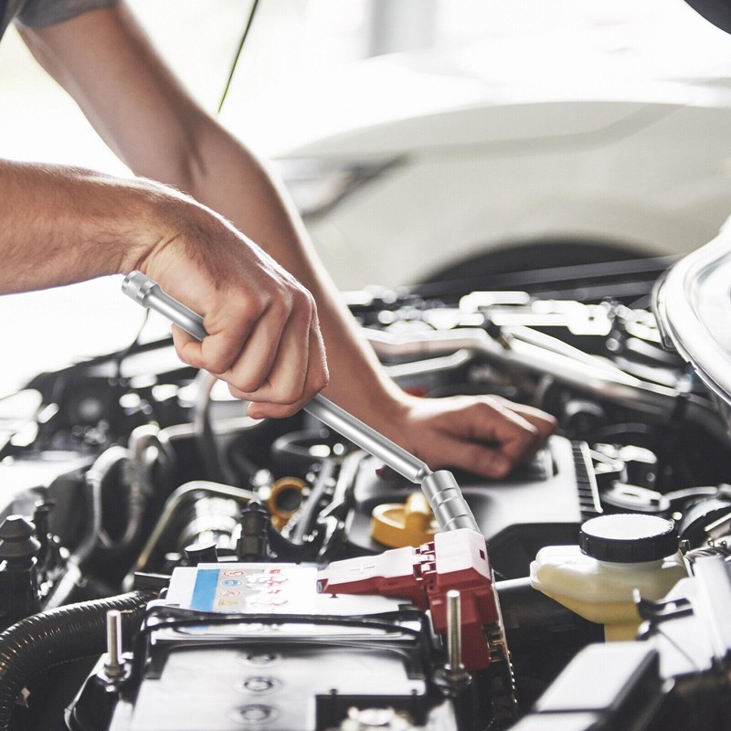 BEANPRECOY 14mm Spark Plug Socket, Swivel Magnetic Spark Plug Socket,