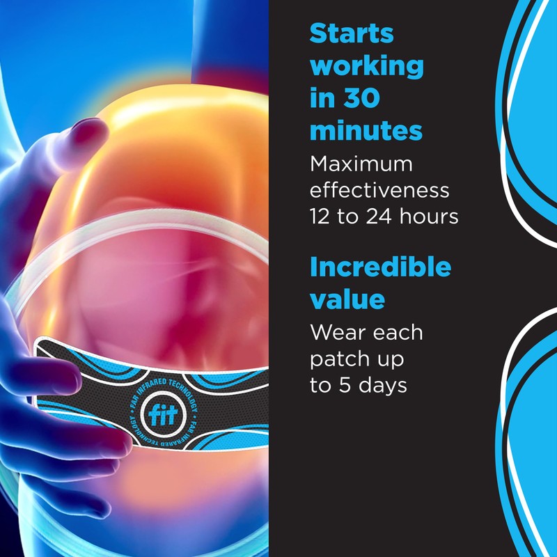 JointFlex FIT Therapy Far Infrared Patch Trial Pack, Supports Continuous