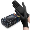 UK BEST BRANDS (100) Black Nitrile Disposable Gloves (extra large)
