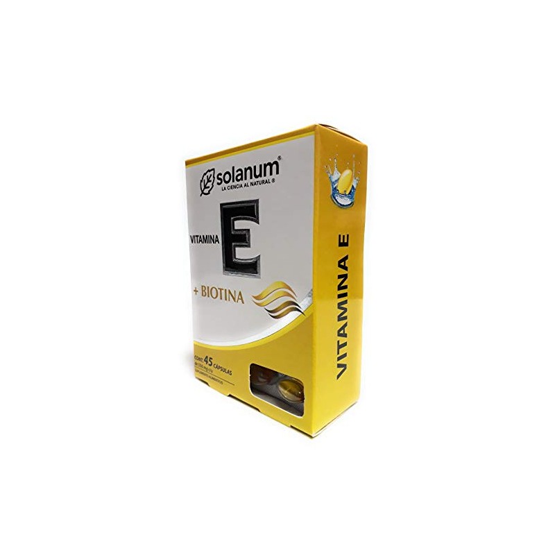 Solanum, Vitamina E Biotina. 45 cpsulas.