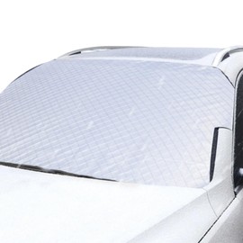 DWFEYOI Car Windscreen Cover, Windscreen Cover, Windscreen Cover, Car Windscreen Cover, Foldable Against Sun, Snow, Frost, Dust, 140 x 101 cm