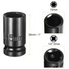 HARFINGTON Deep 6-Point Impact Socket 1/2" Drive 15mm Metric Socket