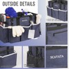 SCAVATA Wearable Caddy Bag, Cleaning Supplies Organizer With Handle &