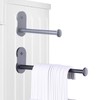 Extendable Magnetic Hanger Holder for Laundry Room, Clothes Hanger Orangizer