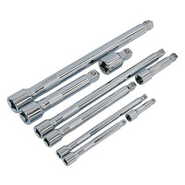 Neilsen CT1232 9pc Mixed Drive Extension Bar Set - Chrome Vanadium | 1/4in 3/8in 1/2in Drive with Wobble End | Sizes 50mm 75mm 100mm 150mm 225mm