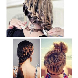 YKKJ Hair Styling Set, Hair Hairstyles Set, Hair Braiding Tool, Suitable DIY Braid Hair Styling Kit, Flower Hair Styling Tools for Beginners