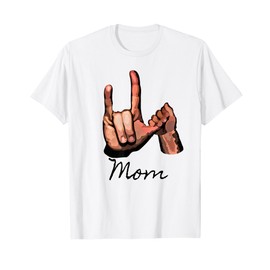 ASL MOM design - Adorable Deaf Mom & Baby T-Shirt