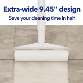 Large Lint Rollers for Carpet, 9.45'' Sticky Rollers for Floor with 360 Sheets, Extendable Long Handle Sticky Mop for Cleaning Couch, Curtains, Cars, Clothing, and Pet Hair