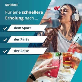 sanotact Electrolyte Plus Pack of 50 - Bulk Pack for Festival, Sports & Wedding Favour - Electrolyte Powder for Party Holiday Accessories & Training