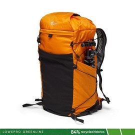 Lowepro RunAbout Backpack 18L II, Ultra Lightweight Photography Backpack, Trekking Backpack, Ideal for Day Trips, Durable and Foldable, Colour Orange