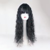 QIANCHUN 55cm Full Head Cover Topper Fluffy Clip in Curly
