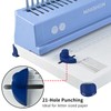 Comb Binding Machine, 21-Hole, 450 Sheets Capacity, Punch up to